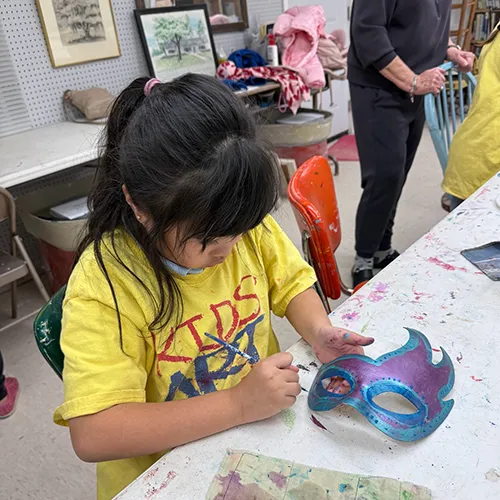 weekly kids art classes at ADSO